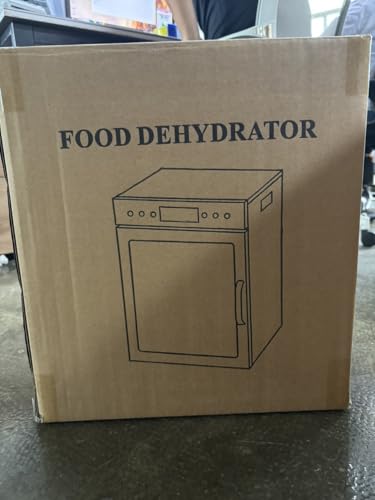 Kwasyo Stainless Steel Food Dehydrator, 8 Tray Fruit Dryer Machine with Free Recipe Book, BPA-Free, 30~90℃ Temperature Setting, Max 24h, Dehydrator Food Dryer UK for Vegetables, Meats