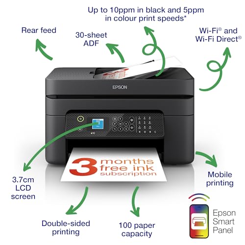 Epson WorkForce WF-2930DWF A4 Multifunction Wireless Inkjet printer