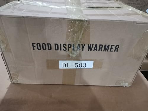 TAIMIKO Commercial Food Warmer Cabinet Warmer Display Case Stainless Steel 2 Tiers Pizza Warmer Hot Food Display Pastry Warmer Countertop Heated Warming Showcase Pastry Patty Restaurant