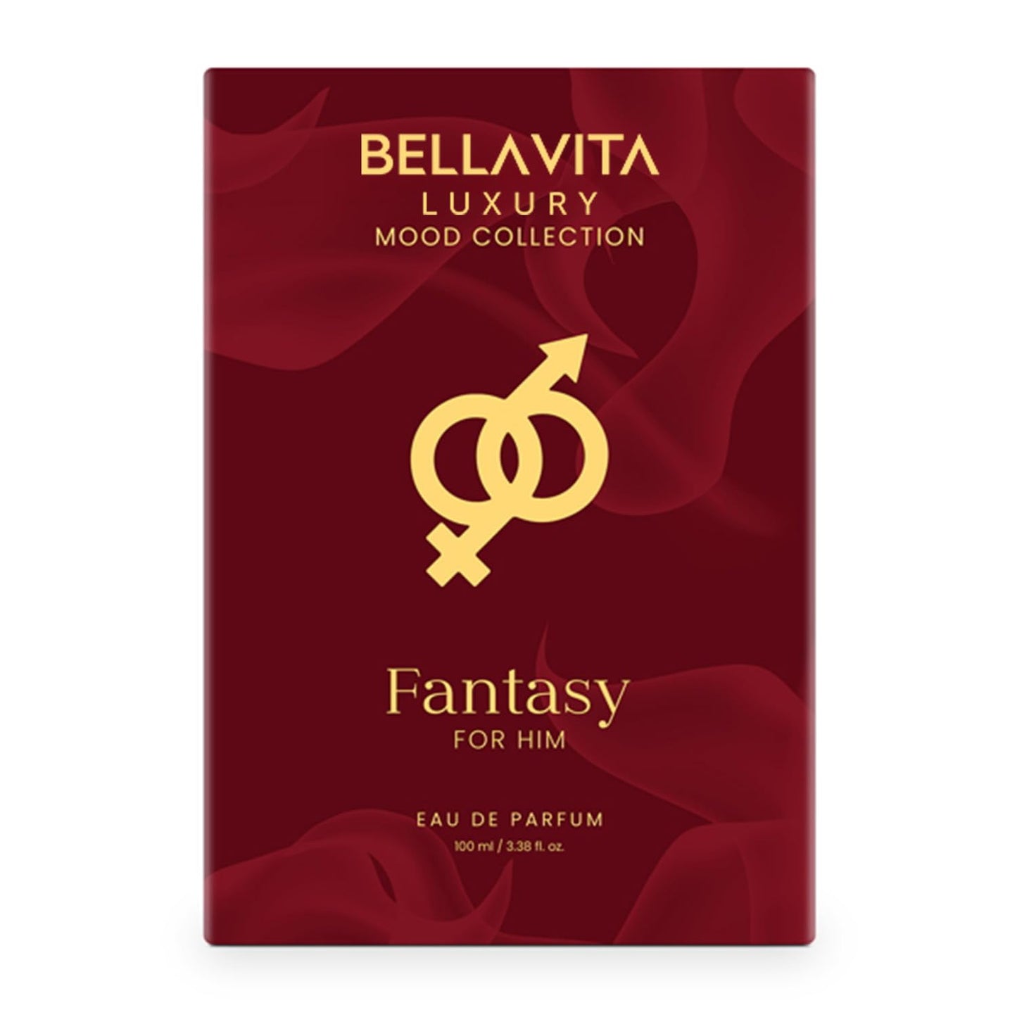 BELLAVITA Luxury Mood Collection FANTASY Perfume for Men 100ml | Pheromone Inspired Technology Long Lasting Fragrance | Notes of Pink Pepper, Orange and Saffron | Floral, Spicy Premium Fragrance
