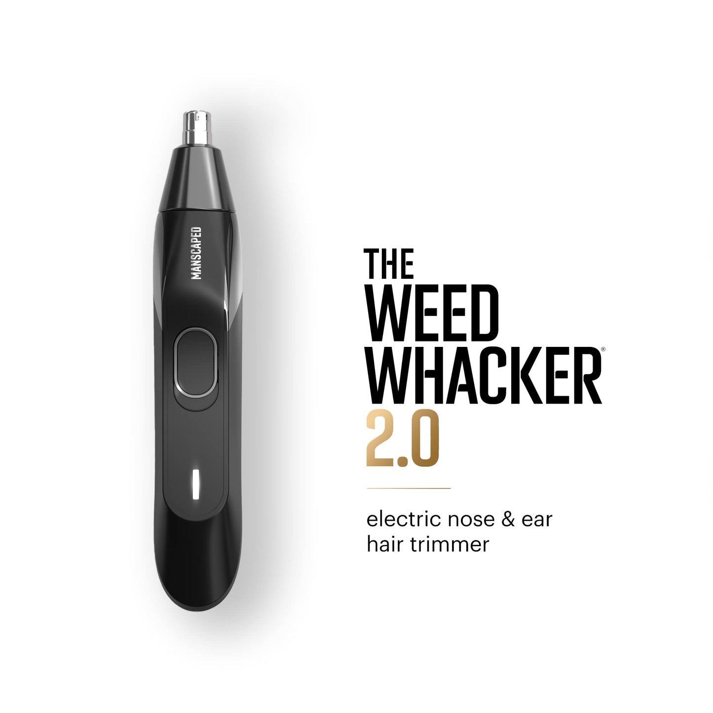 MANSCAPED® The Perfect Duo 4.0 Contains The Lawn Mower® 4.0 Waterproof Electric Groin Hair Trimmer and The Weed Whacker® 2.0 Nose & Ear Hair Trimmer