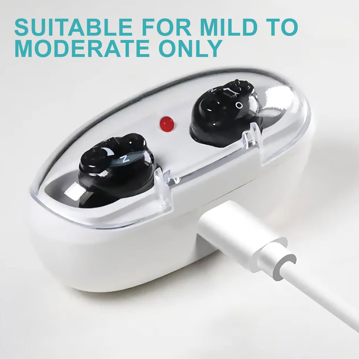 JD Health Tech | Invisible Mini Digital Hearing Amplifier Sound Aid Voice Enhancer Rechargeable (SimpleSound)