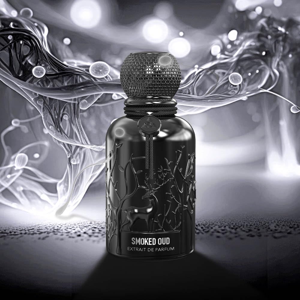 Smoked Oud Extrait De Perfume 100ml by Auraa Desire - Floral Woody Spicy Fragrance - Perfume for Men and Women