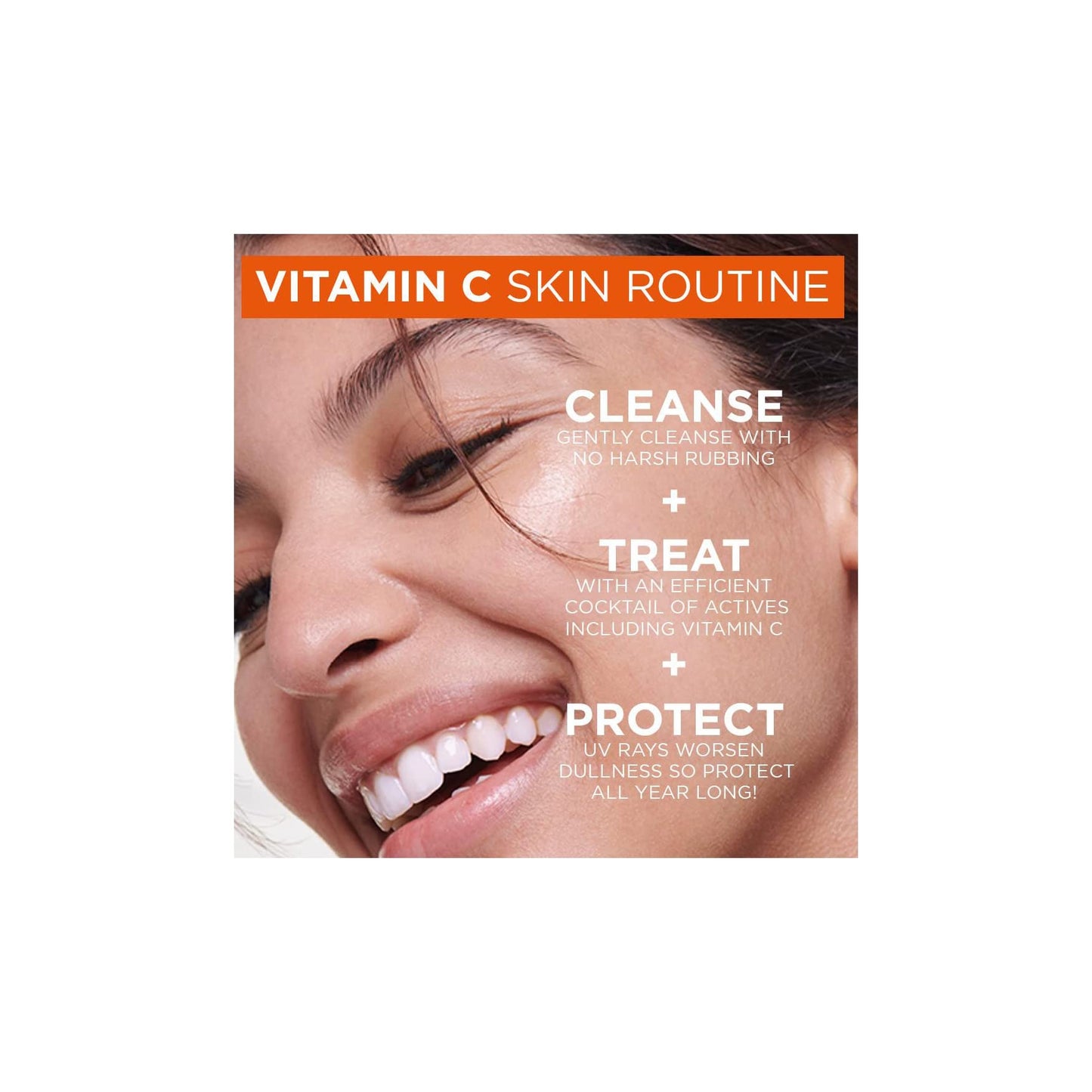 Garnier Vitamin C Brightening Essentials Set, Micellar Water, Serum and Sheet Mask, With Vitamin C and Lemon Extract For Bright Glowing Skin, SkinActive, 3 Pieces