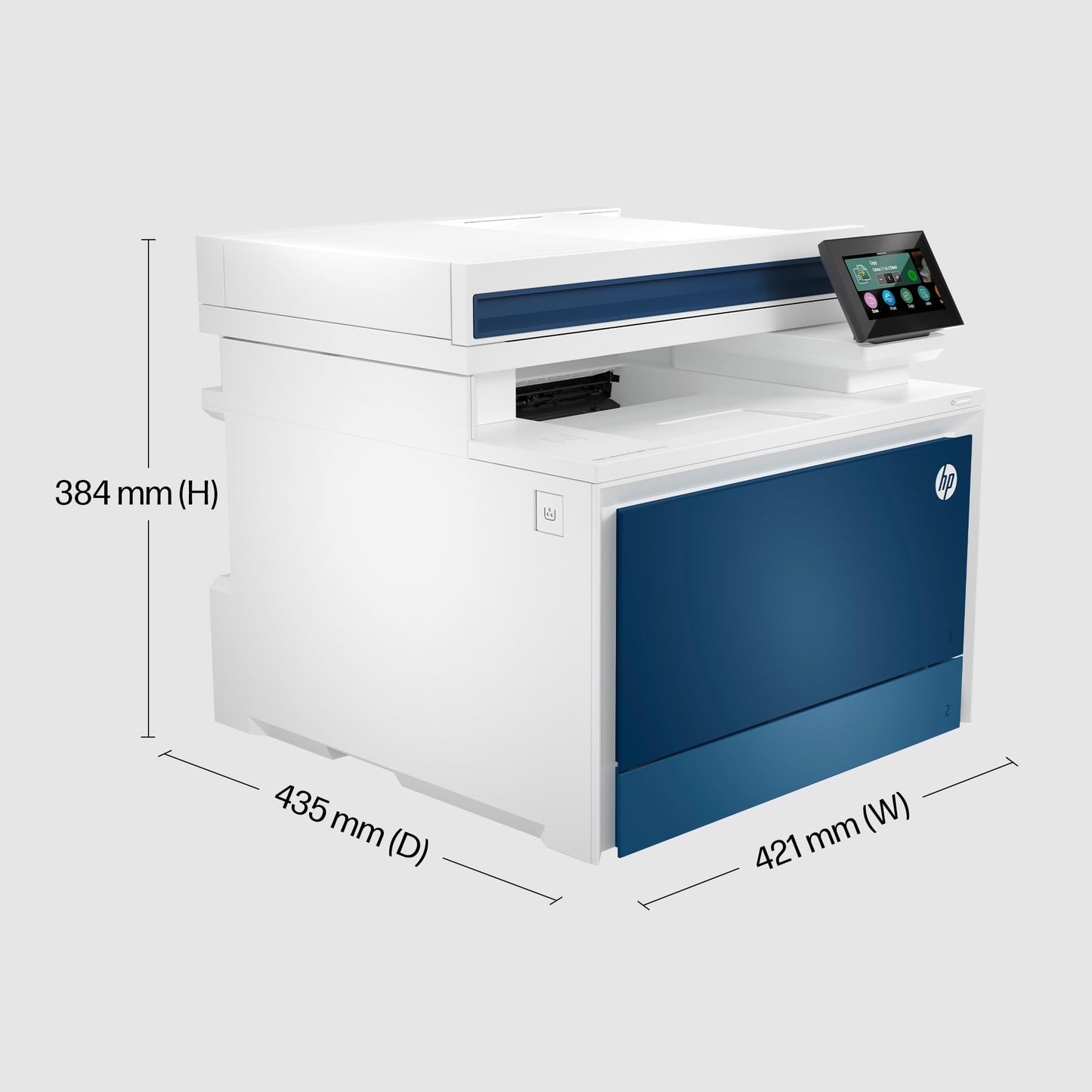 HP Laserjet Pro MFP 4302dw Laser Printer | Colour | Printer for Small Medium Business | Wireless | Print, Copy, Scan | Automatic Document Feeder | 2-Sided Printing | Self-healing WiFi | Ethernet