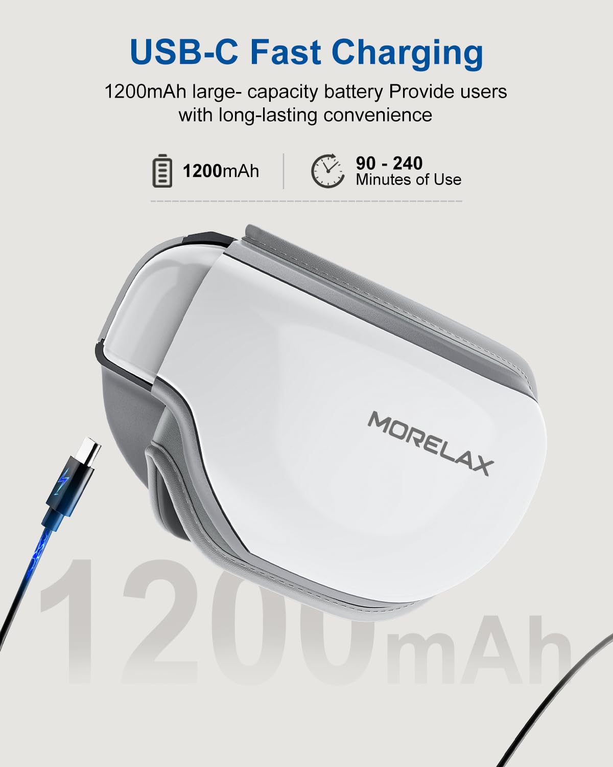 Eye Massager with Heat, Gifts for Men, Heated Eye Mask with Bluetooth Music, Relax & Reduce Strain Dark Circles and Improve Sleep, Gift for Mom Dad Women Men