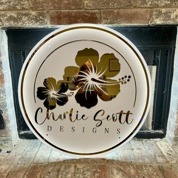 LED Logo Personalised, Logo Neon Sign, Dimmable Personalised Floating Company Sign Made of Acrylic,Customized Led Logo for Business, Restaurants, Offices, Studio, Salon