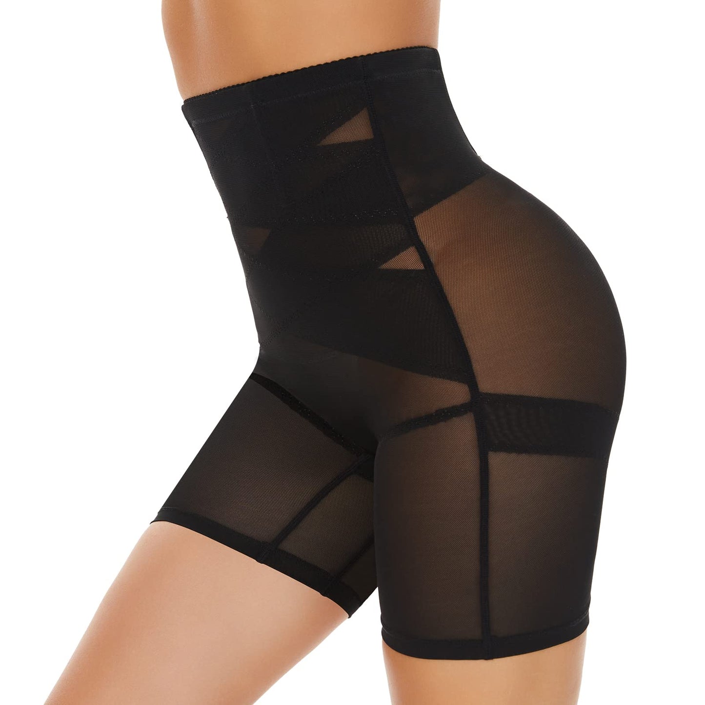 SIMIYA Tummy Control Knickers, High Waisted Shapewear for Women, Tummy Control Body Shaper Pants Shaping Underwear, Black XL