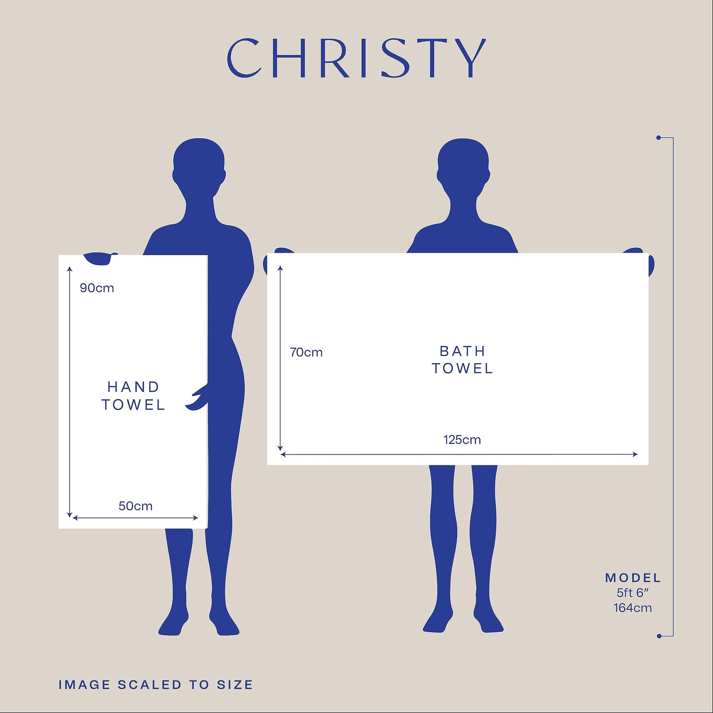 Christy Antalya Large Bath Towels | Set of 4 | 100% Turkish Cotton | 600GSM | Soft Plush Luxury Towel Set | 2 Bath Towels 2 Hand Towels | Quick Dry | Storm Grey