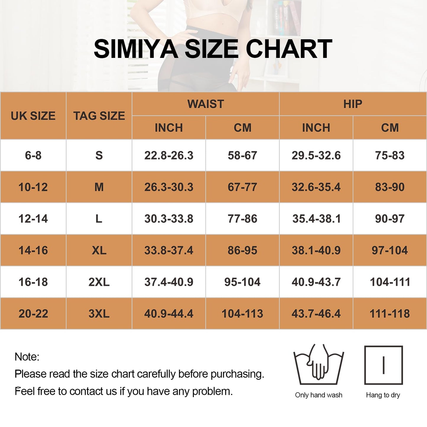 SIMIYA Tummy Control Knickers, High Waisted Shapewear for Women, Tummy Control Body Shaper Pants Shaping Underwear, Black XL