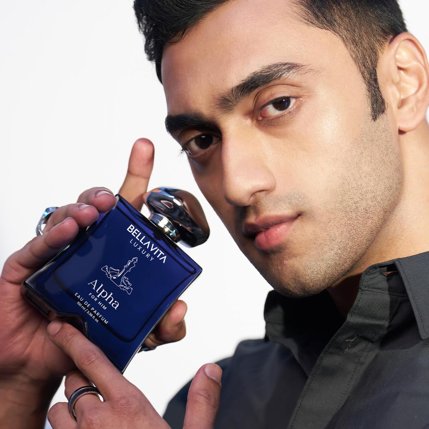 BELLAVITA Luxury Mood Collection ALPHA Perfume for Men 100ml | Pheromone Inspired Technology Long Lasting Fragrance | Notes of Floral, Woody and Citrus | Gourmet, Spicy Premium Fragrance