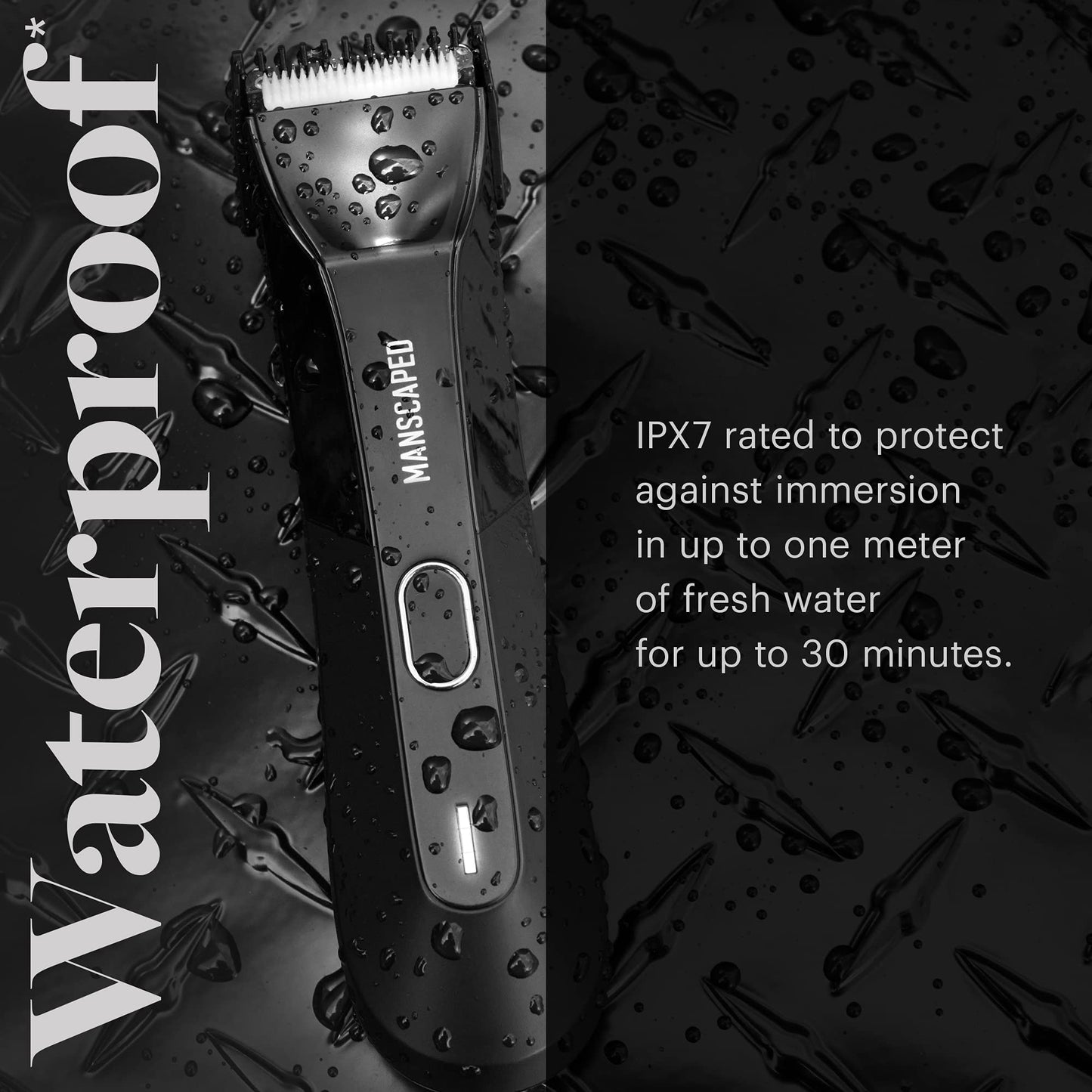 MANSCAPED® The Perfect Duo 4.0 Contains The Lawn Mower® 4.0 Waterproof Electric Groin Hair Trimmer and The Weed Whacker® 2.0 Nose & Ear Hair Trimmer