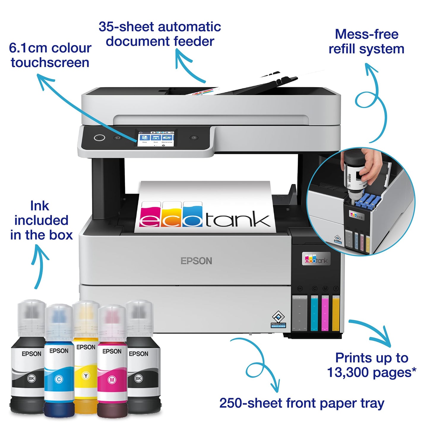 Epson EcoTank ET-5150 A4 Multifunction Wi-Fi Ink Tank Printer