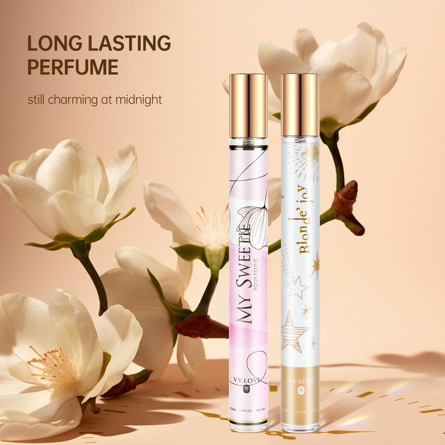 Premium Women Perfume Gift Set - 6x35ml Long Lasting Eau de Toilette Collection with Sweet Floral and Fruity Notes - Body fragrance Gift Set - Women Eau de Parfum Travel Portable