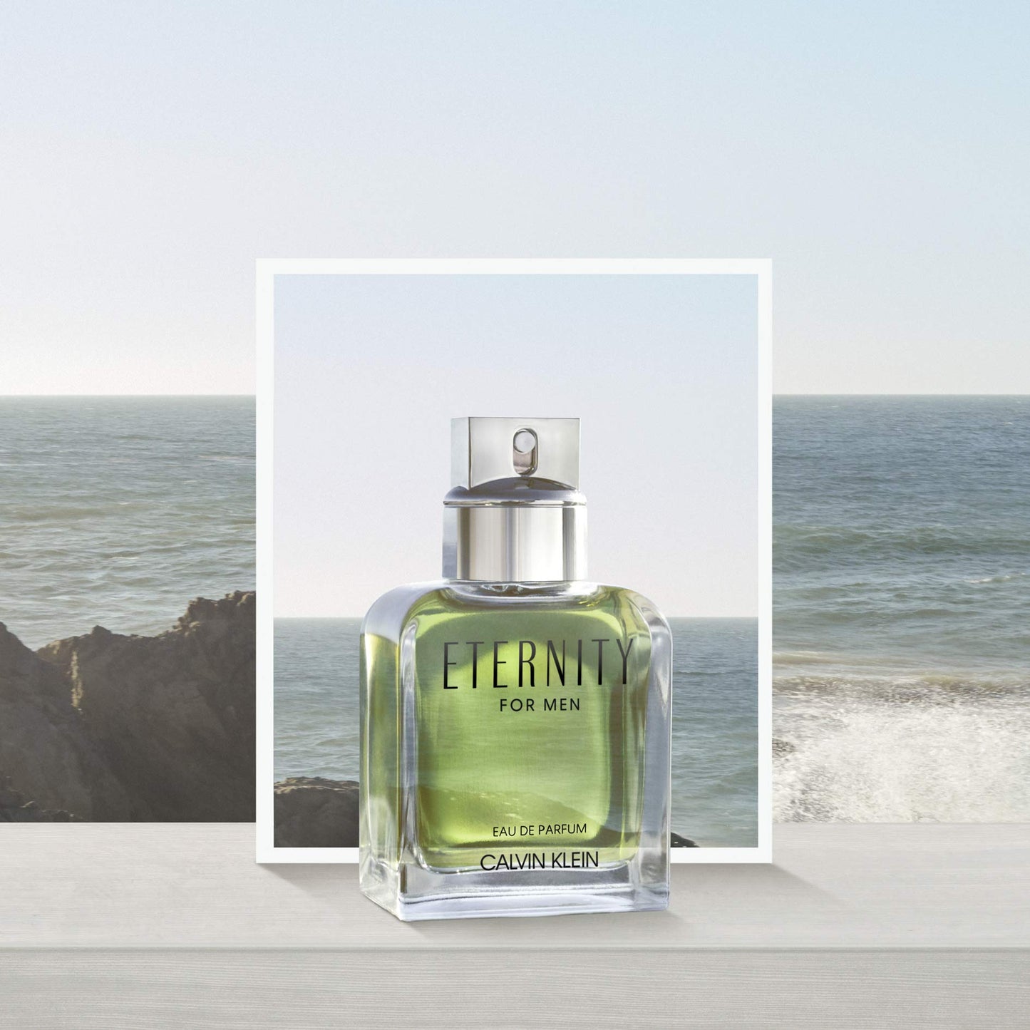 CALVIN KLEIN Eternity - Eau de Parfum for Men - Woody Fragrance with Notes of Sage, Majestic Cypress and Suede Accord - High Longevity - 50ml