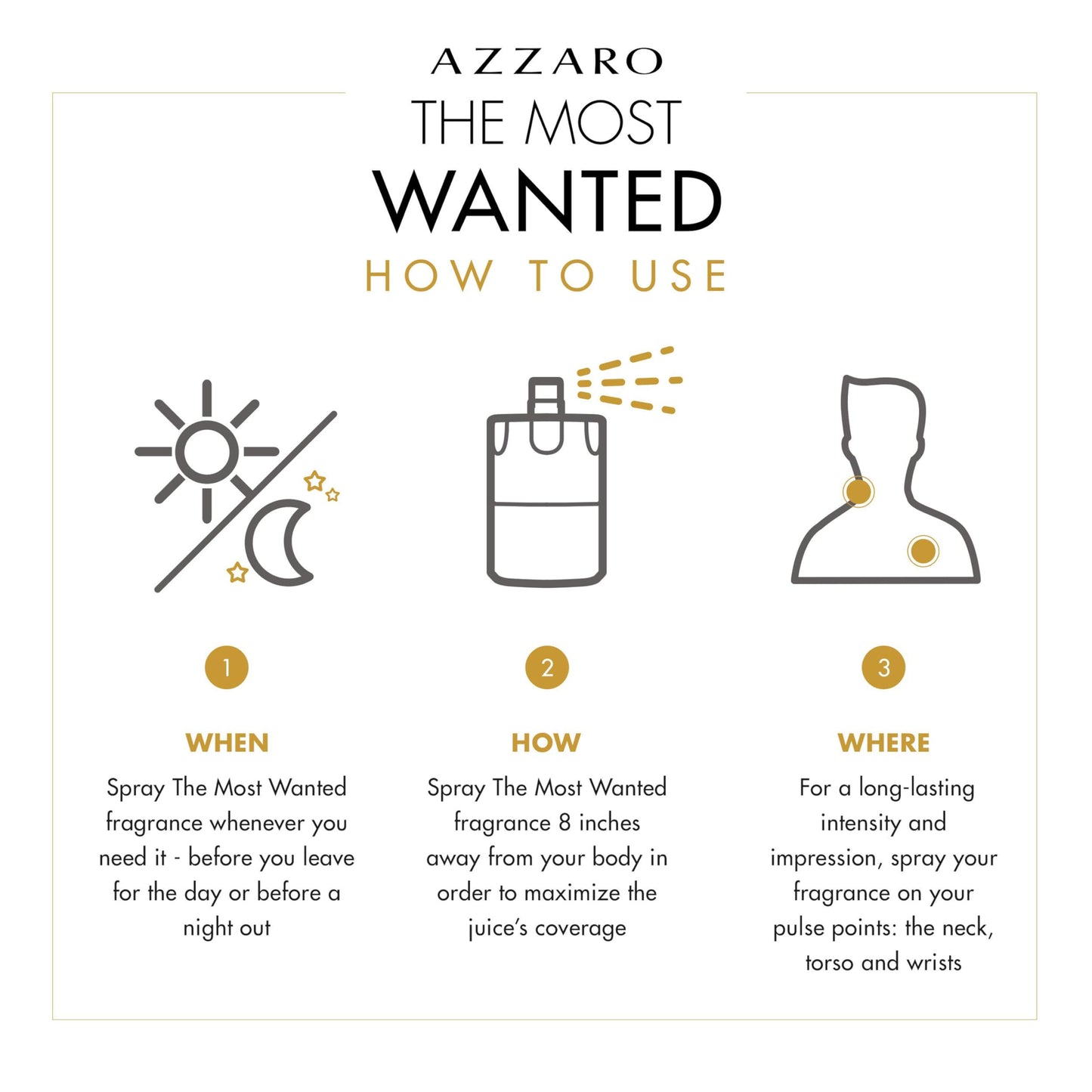 Azzaro The Most Wanted, Eau de Parfum Spray Intense, Perfume For Men, Spicy Fragrance with Fougere Oriental accord, 100ml
