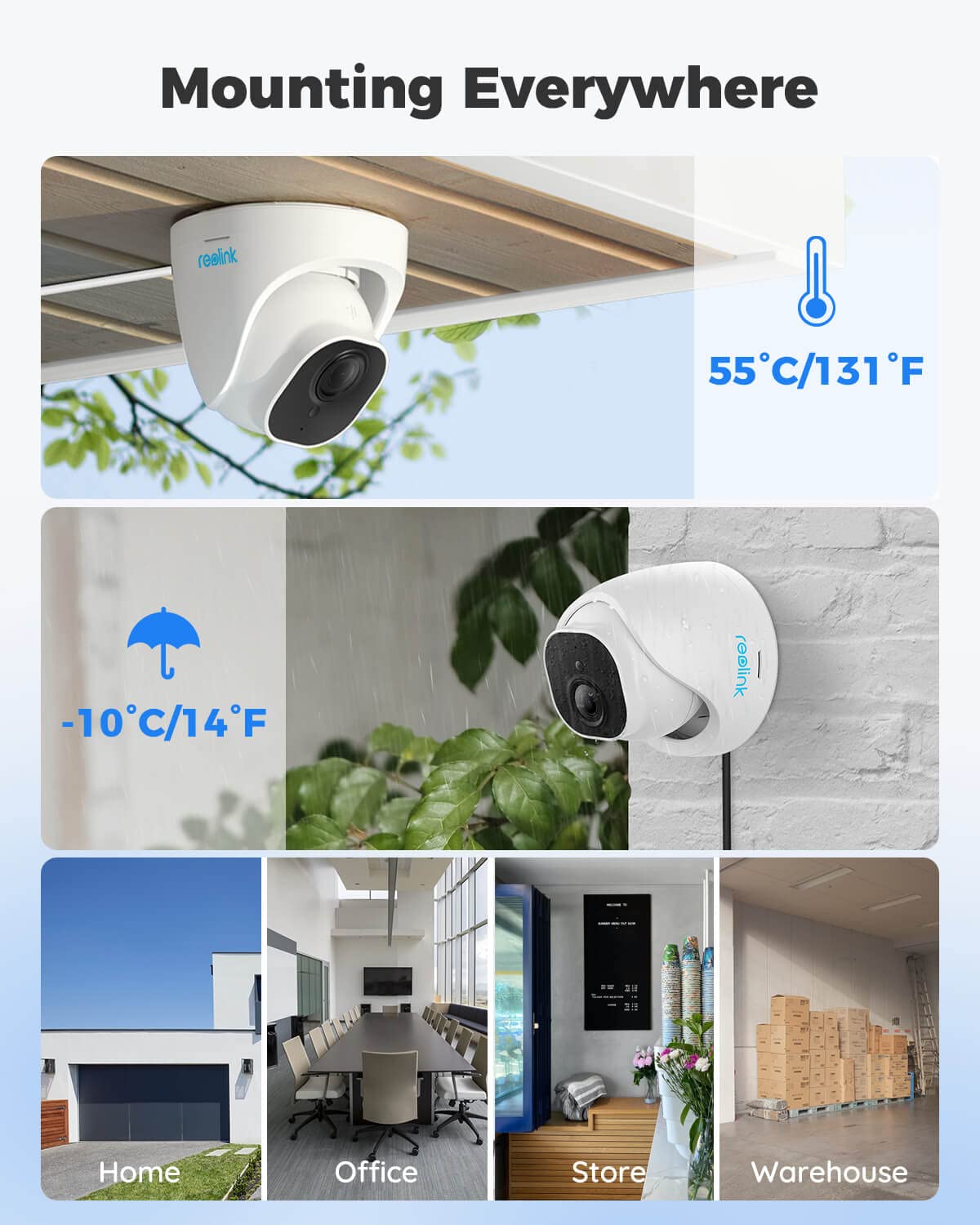 Reolink 4K NVR 8CH PoE CCTV Security Camera System, with 2TB HDD and 4X 5MP Motion Detection Outdoor PoE IP Cameras, 100ft Night Vision Remote Access, RLK8-520D4-5MP