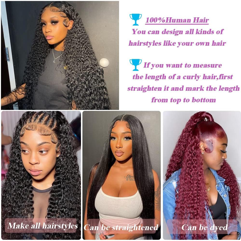13 x 4 Lace Frontal Closure Body Wave Frontal 13 x 4 HD Transparent Lace Frontals With Bangs Baby Hair 100% Remy Human Hair 150% Density Natural Color (Natural Color, 10 Inch)