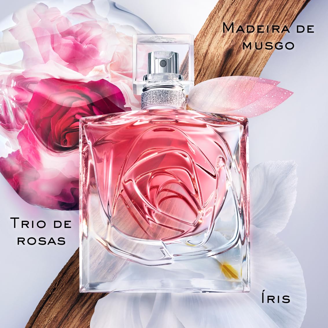Lancôme La Vie Est Belle Rose Extraordinaire Eau de Parfum - Long Lasting Fragrance with Rose, Iris & Woody Musk, Warm & Floral Women's Perfume, 30ml