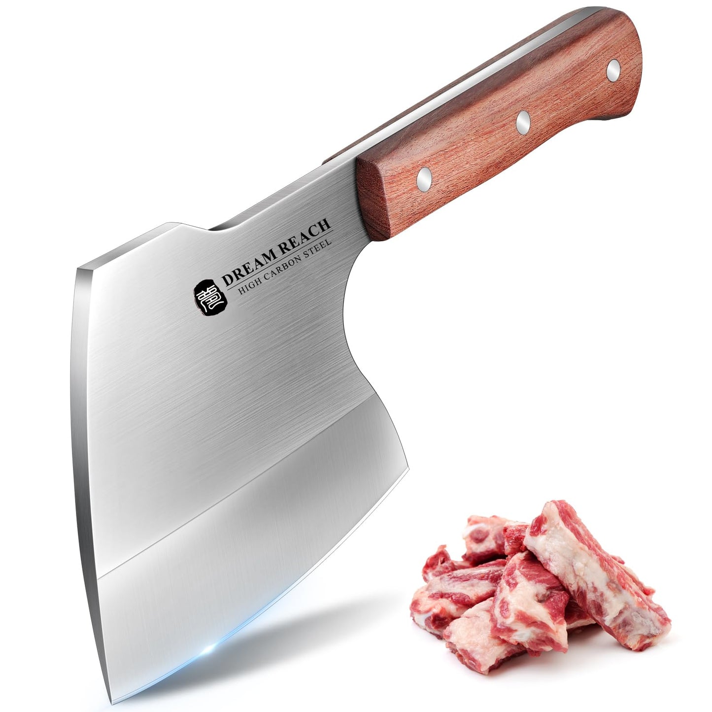Dream Reach Heavy Duty Chef Knife Stainless Steel Kitchen Knife Full Tang Hand Forged Cooking Knife