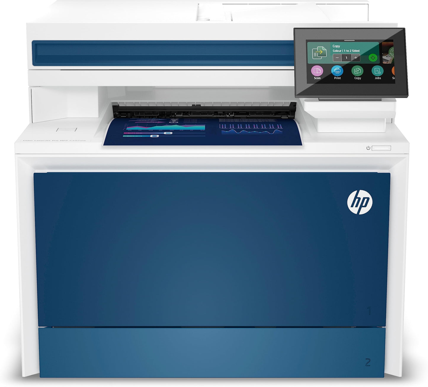HP Laserjet Pro MFP 4302dw Laser Printer | Colour | Printer for Small Medium Business | Wireless | Print, Copy, Scan | Automatic Document Feeder | 2-Sided Printing | Self-healing WiFi | Ethernet