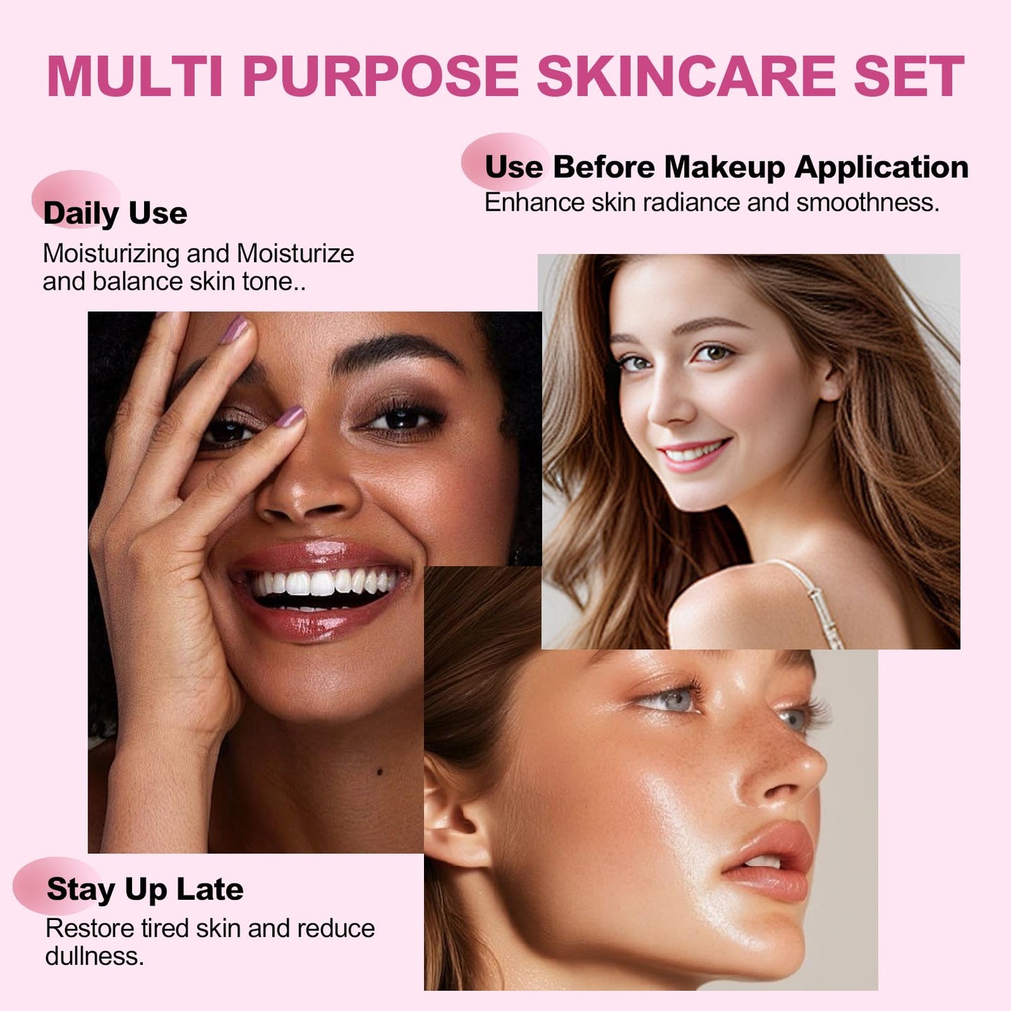 O'KADY Avocado Hyaluronic Acid Live Skincare Set,Skincare Set for Teenage Girls Gift Set,Plump and Smooth Hydrating Refreshing Skin,Avocado Skincare Gift Set,Simple Gift Sets for Women,Teens
