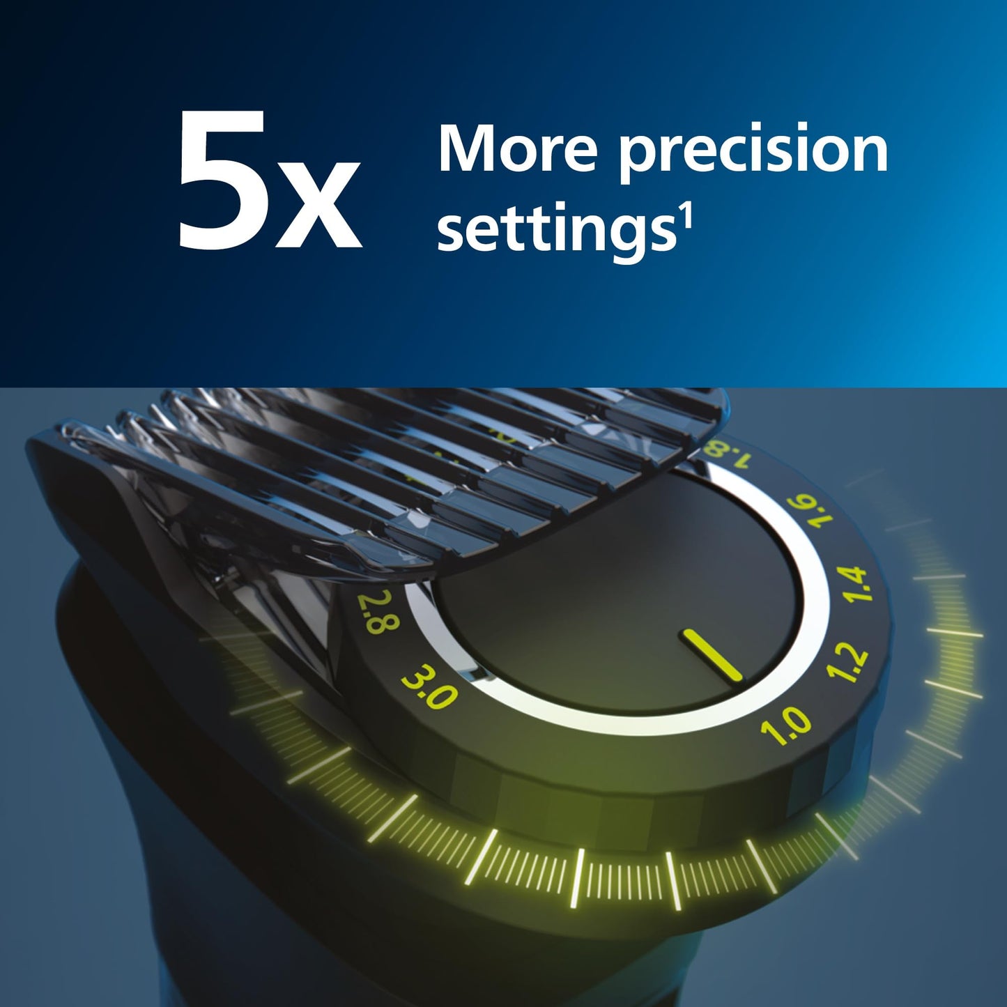 Philips Series 7000 All-in-one Trimmer, 14-in-1 Multigroom for face, Head and Body, One Tool - Ultimate Precision, 21 Length Settings (0.5-16 mm) (Model MG7930/15)