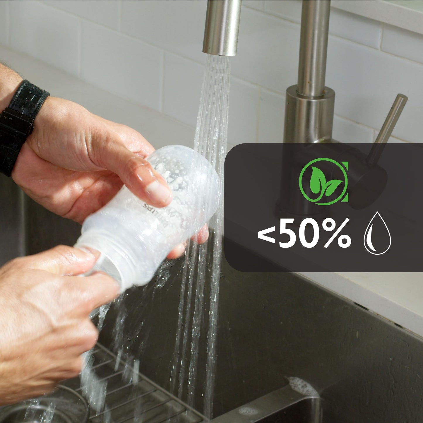Baby Brezza Bottle Washer Pro ā 3-in-1 Baby Bottle Cleaner; Wash, Sterilise, Dry ā Universal Cleaning for All Bottles: Plastic + Glass + Newborn Dummy + Breast Pump Parts - HEPA Filtration (White)