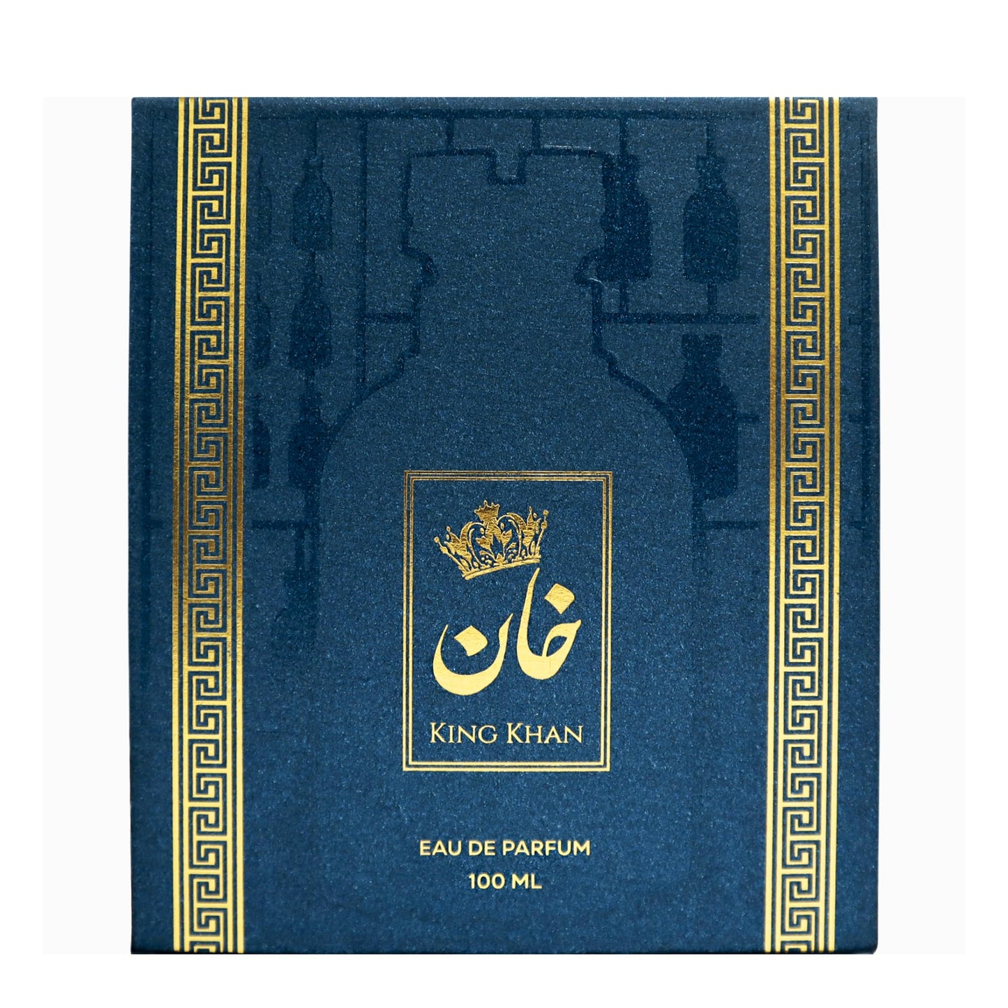 King Khan Eau De Parfum 100ml by French Arabian Perfumes | Woody Spicy Green & Oud Fragrance for Men | Long Lasting Scent