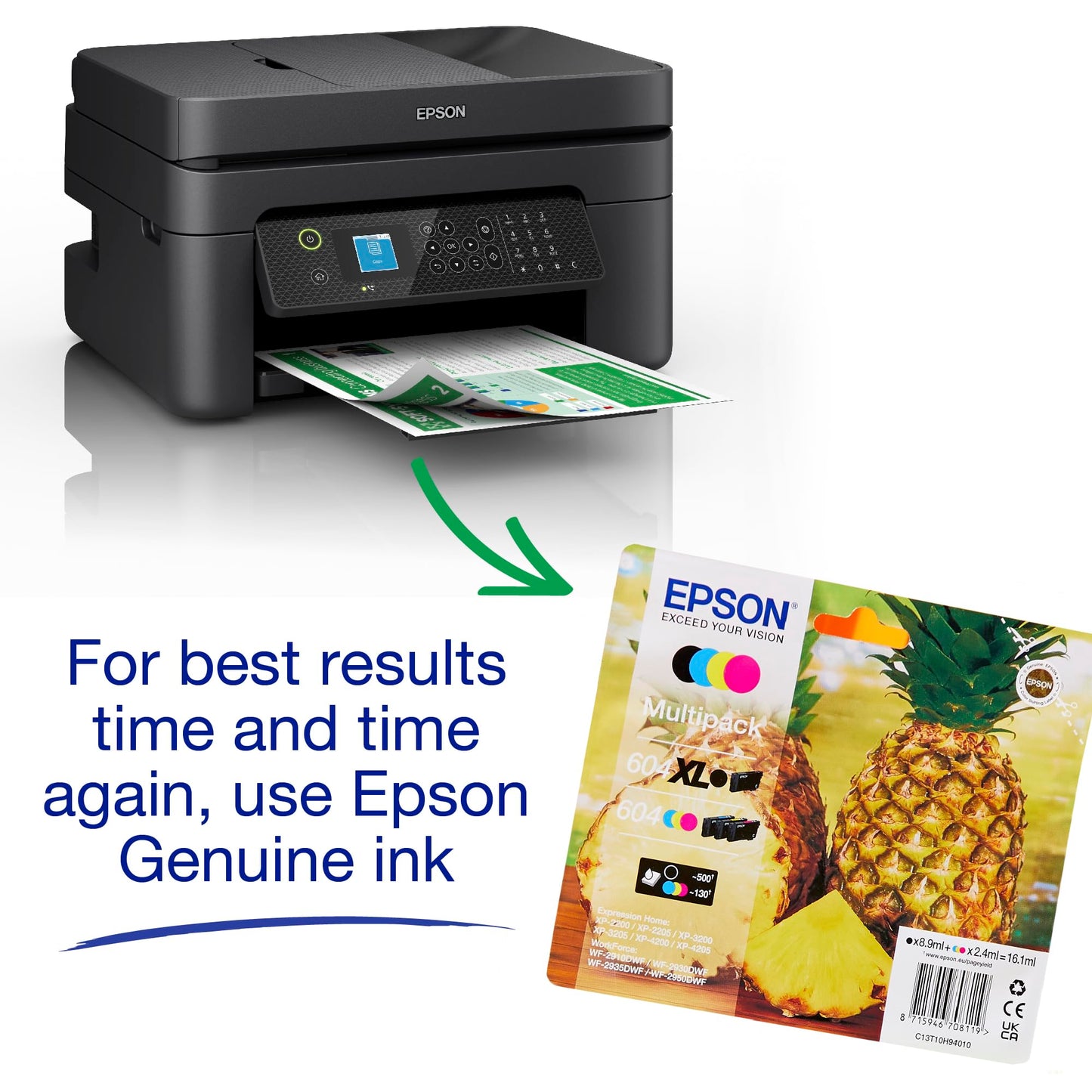 Epson WorkForce WF-2930DWF A4 Multifunction Wireless Inkjet printer