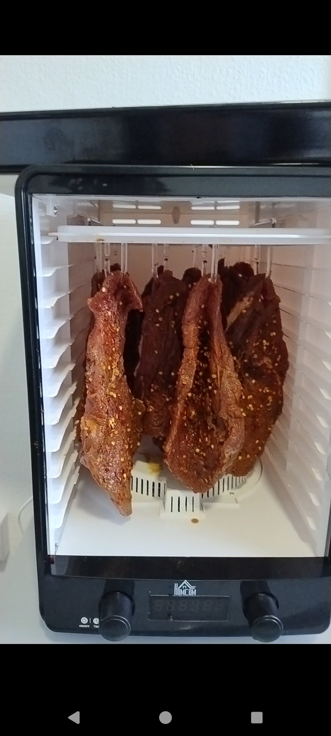 Biltong dehydration machine