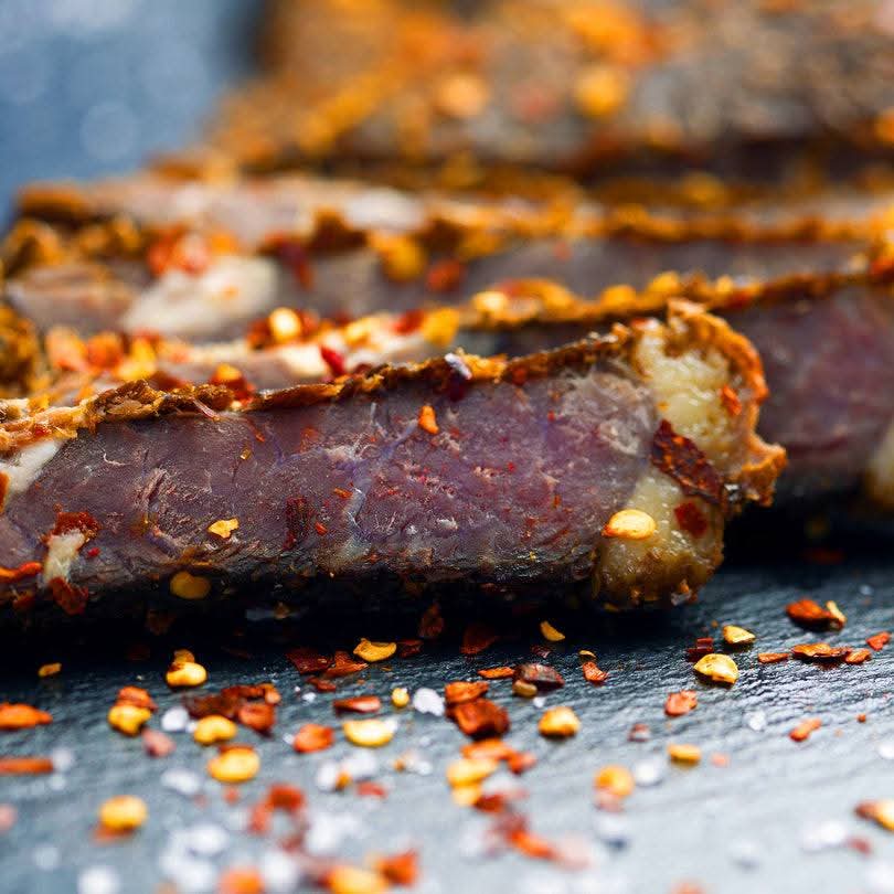 Biltong Bites and Spicy Jerky