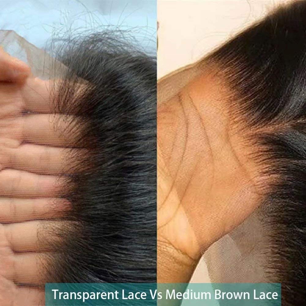 Body Wave Short Bob Human Hair Wig 13x6 HD Transparent Lace Front Human Hair Wig Brazilian Hair Natural Color 150% Density Short Wigs Ocean Wave Pre Plucked With Baby Hair For Women 8Inch