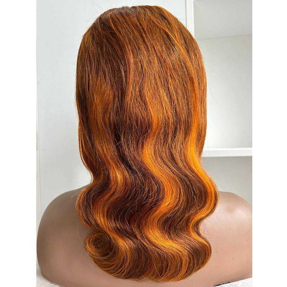 Douyin Bob Wig Human Hair 13x4 Frontal Lace Wig 14 Inch Body Wave 180% Density HD Lace Front Wigs Human Hair Pre Plucked Bob Wigs for Women Human Hair Wigs (14 inch, Natural Black)