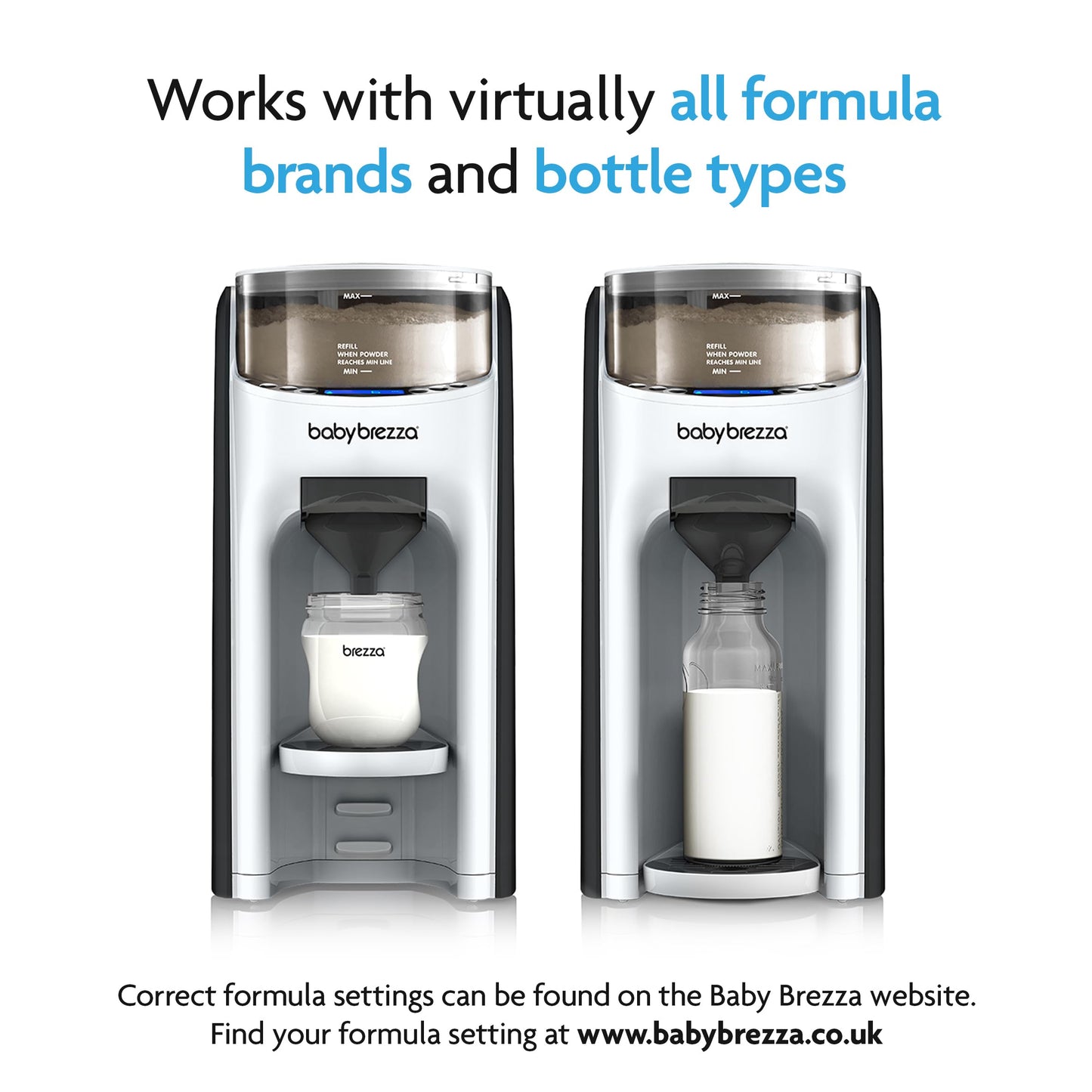 Baby Brezza Formula Pro Advanced | Instant and Automatic Baby Bottle Maker | Mix and Heat Formula at The Push of a Button (White)