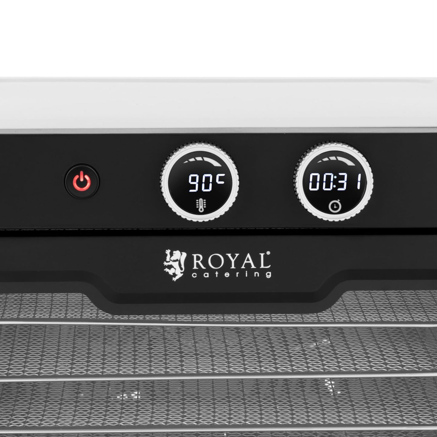 Royal Catering Food Dehydrator - 8 Shelves - 26L - 800W - Stainless Steel