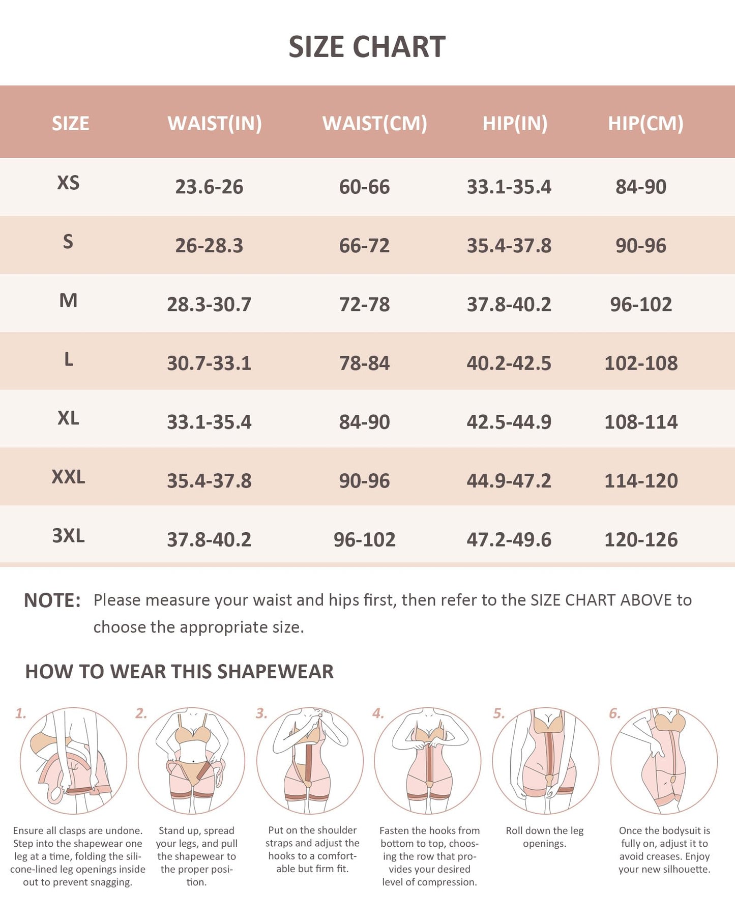 FeelinGirl Women's Body Shaper Full Body Shapewear Tummy Control Butt Lifter Bodysuit Beige L