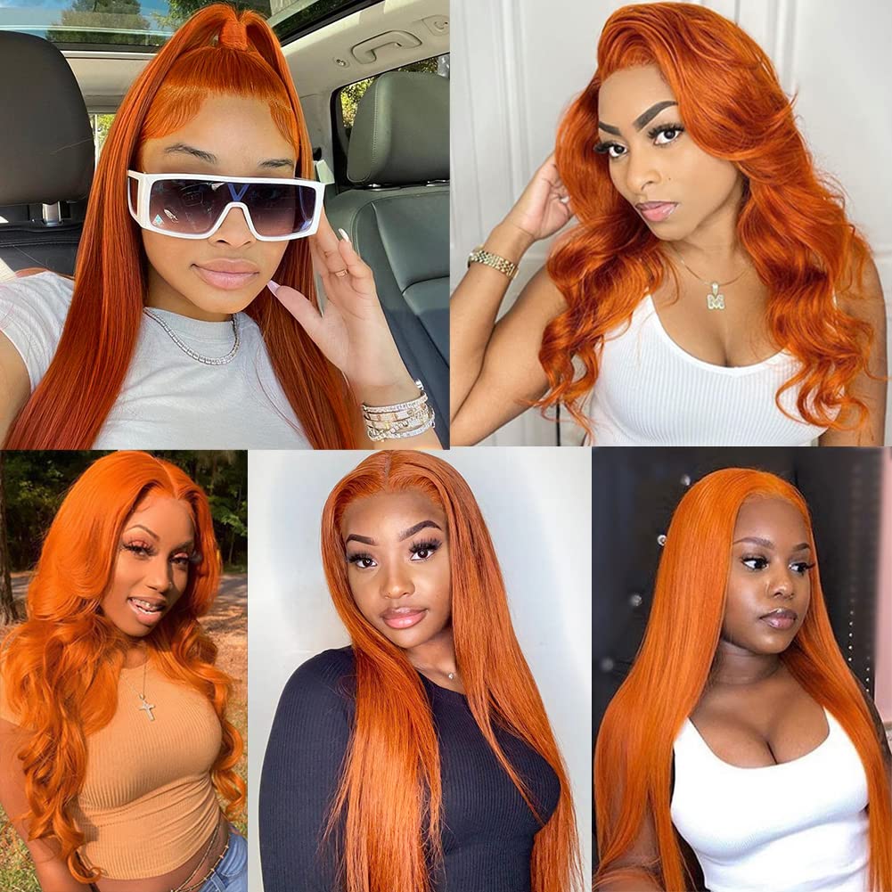 Subella HD Lace Front Wigs Human Hair Pre Plucked Straight 220% Density 13x5 HD Lace Frontal Wig With Baby Hair 12A Transparent Human Lace Wigs For Black Women (26inch)