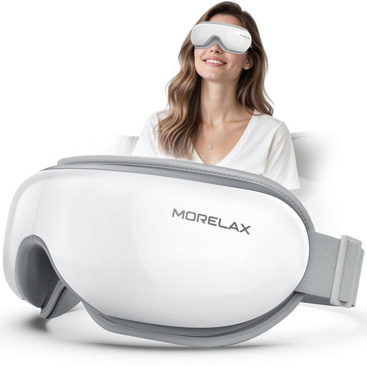 Eye Massager with Heat, Gifts for Men, Heated Eye Mask with Bluetooth Music, Relax & Reduce Strain Dark Circles and Improve Sleep, Gift for Mom Dad Women Men