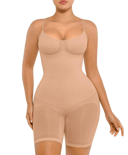 FeelinGirl Comfortable Full Bodysuit for Women Butt Lifter Seamless Shapewear for Women Tummy Control Thigh Slimmer
