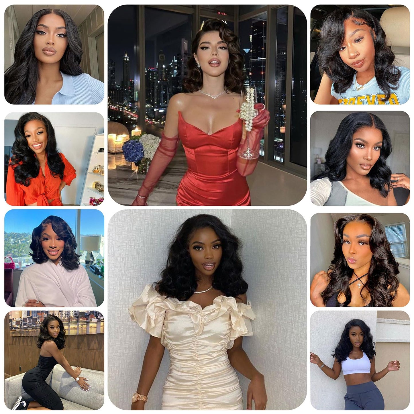 Wear and Go Glueless Wigs Human Hair Pre Plucked Pre Cut 13x4 Bob Wig Human Hair Upgraded No Glue Body Wave HD Lace Front Wigs Human Hair Short Bob Wigs Human Hair for Black Women 12Inch