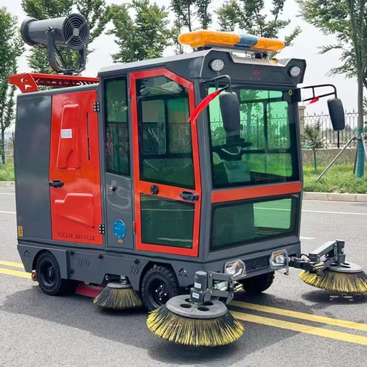 Road Street Sweeper Car Automatic Cleaning Machine Road Sweeper Ride On Industrial Floor Sweeper