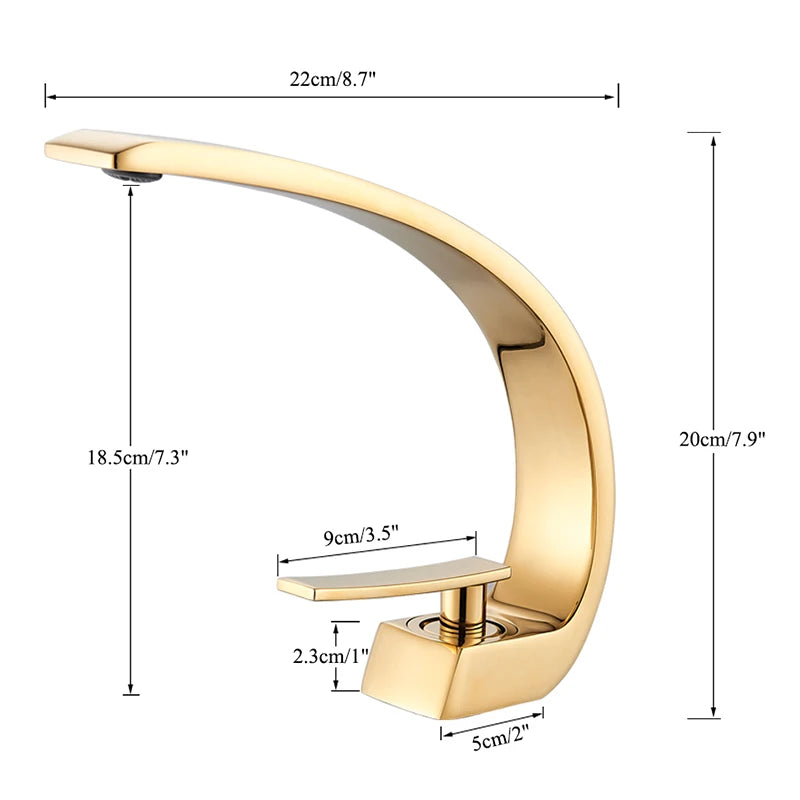 Rozin Black Bathroom Basin Faucet Deck Mounted Single Level Chrome Washing Basin Hot Cold Water Mixer Tap Faucets Luxury Style