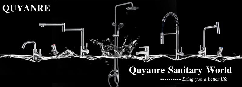 Quyanre Wall Mount Bathroom Rain Waterfall Shower Faucets Set Concealed Chrome Shower System Bathtub Shower Mixer Faucet Tap