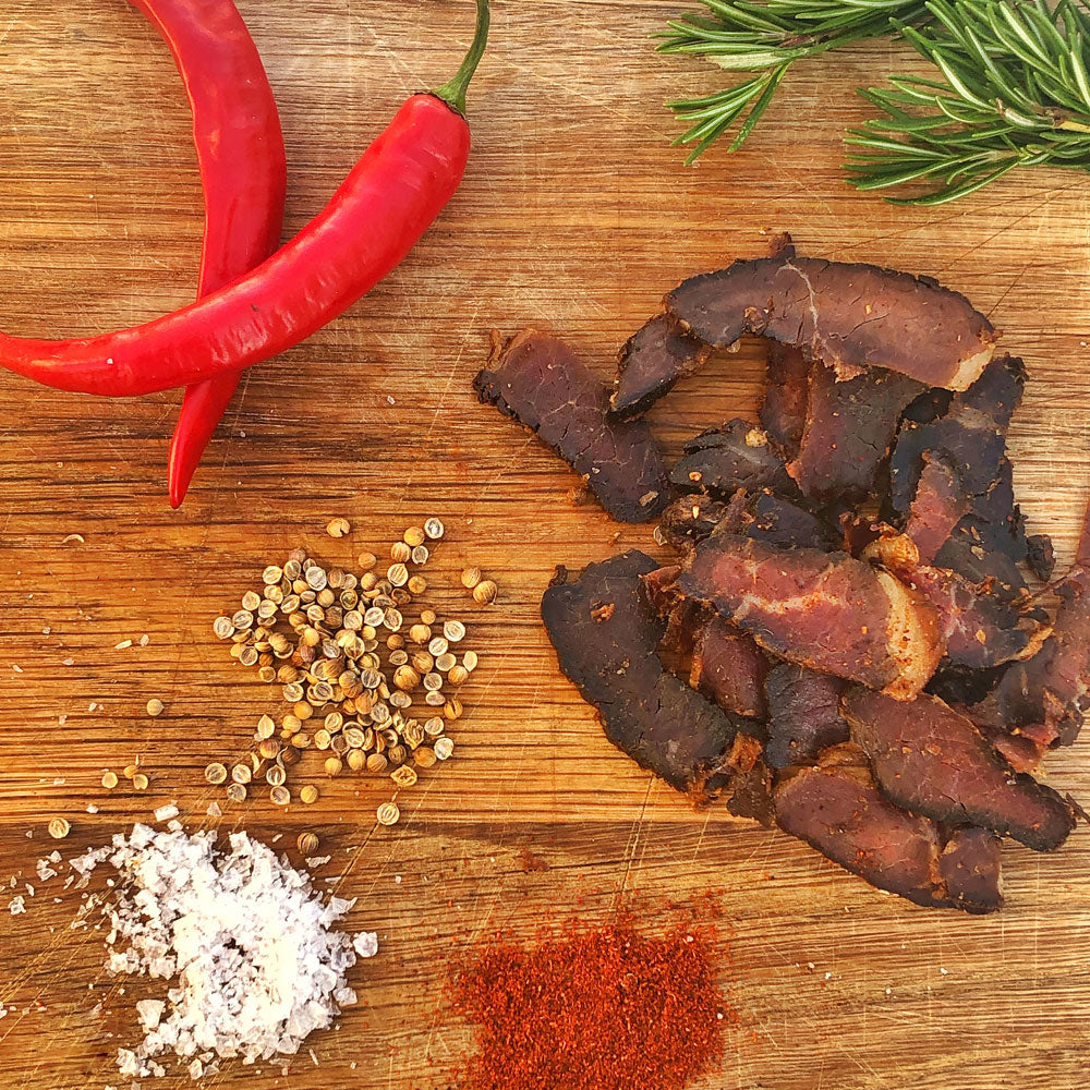 Traditional beef biltong treats 250g